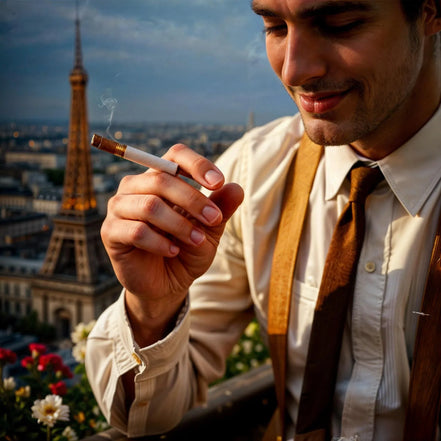 Fume cigarette personnalisé femme – bois Franco Shelby cadeau ami - Roaring 20s Paris