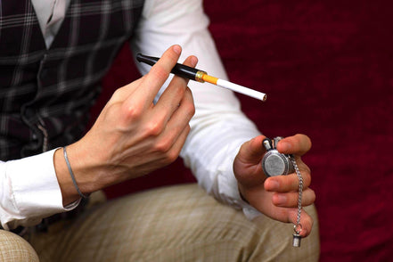 Fume cigarette personnalisé femme – bois noyer homme Shelby rétro - Roaring 20s Paris