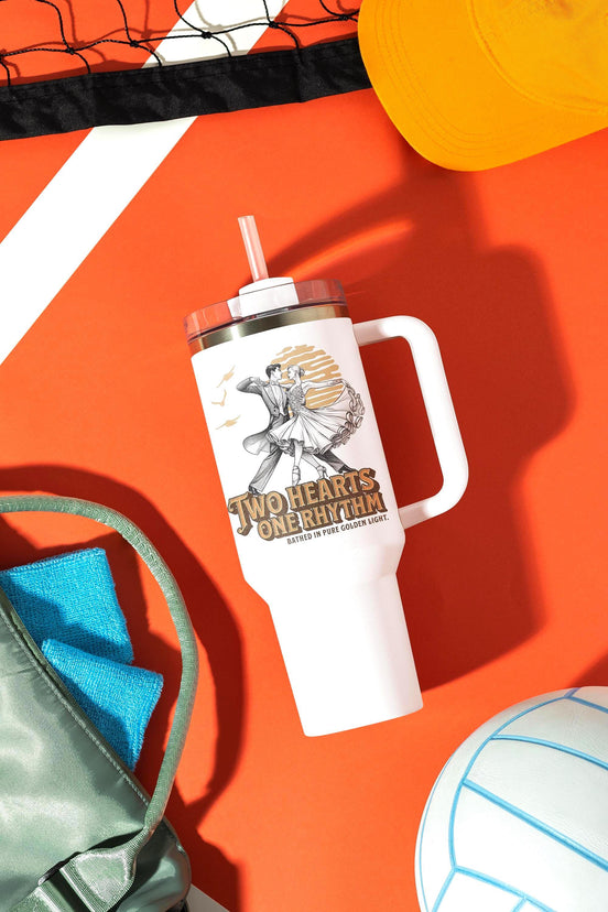 Gobelet inox custom 40 oz couple danse - gobelet léger secouable - Roaring 20s Paris