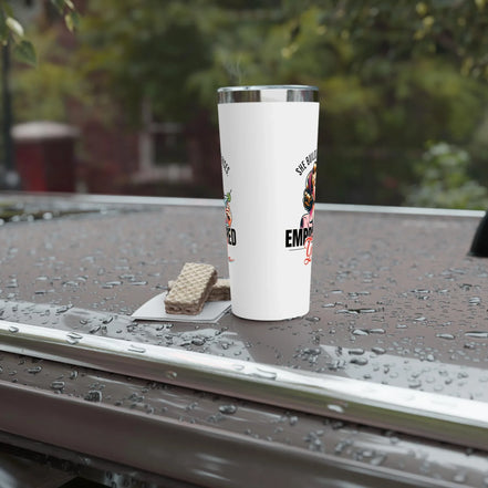 Gobelet inox custom féminisme - gobelet léger secouable girl power - Roaring 20s Paris