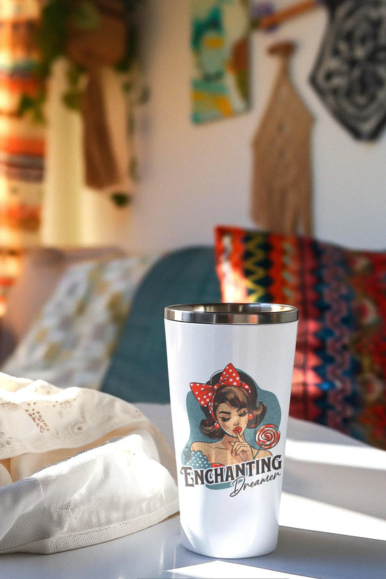 Gobelet léger secouable femme - gobelet tumbler café voyage - Roaring 20s Paris