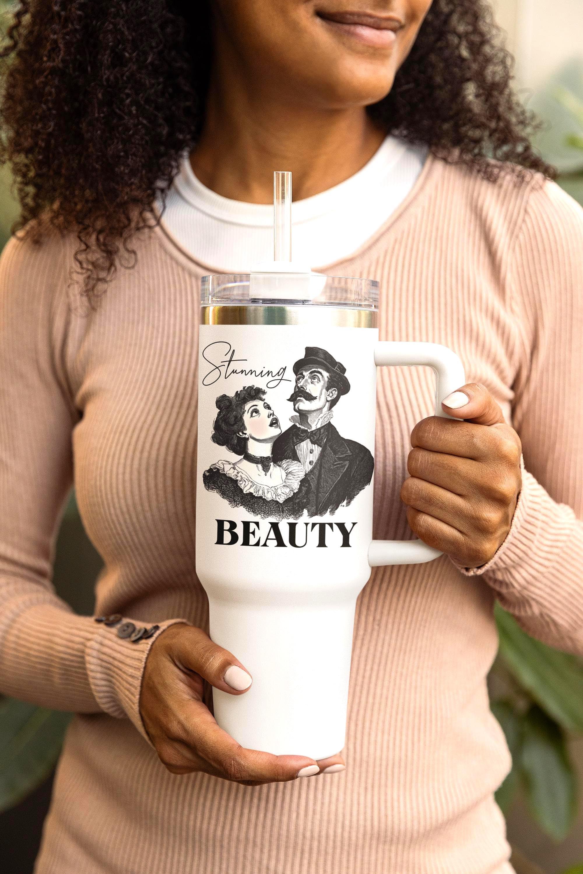 Gobelet tumbler café voyage beauté - mug 40 oz inox vintage 1920 - Roaring 20s Paris