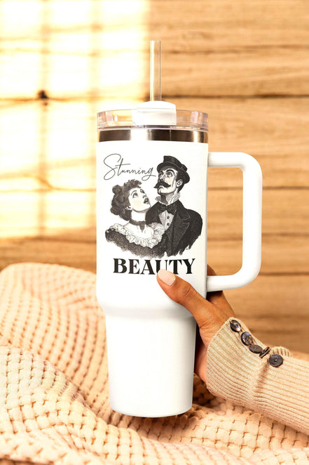 Gobelet tumbler café voyage beauté - mug 40 oz inox vintage 1920 - Roaring 20s Paris