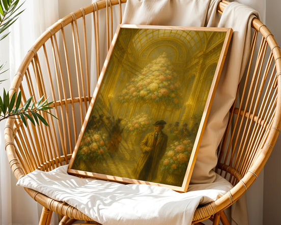 Illustration 1920 art deco poster, peinture original française affiche - Roaring 20s Paris