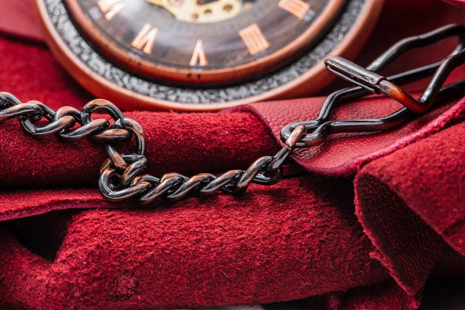 Montre de poche Lamartine acier squelette – cadeau anniversaire unique - Roaring 20s Paris