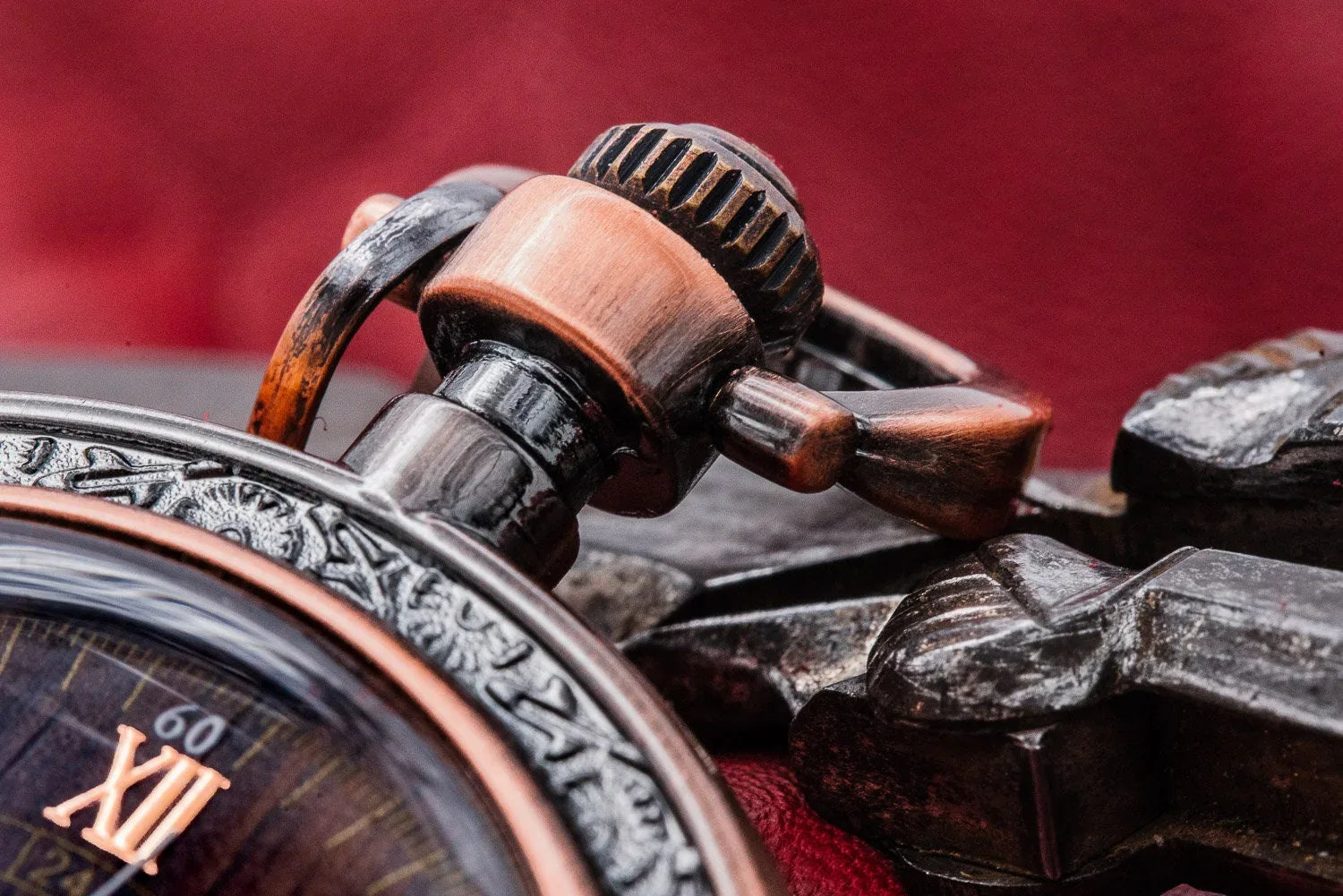 Montre de poche Lamartine acier squelette – cadeau anniversaire unique - Roaring 20s Paris