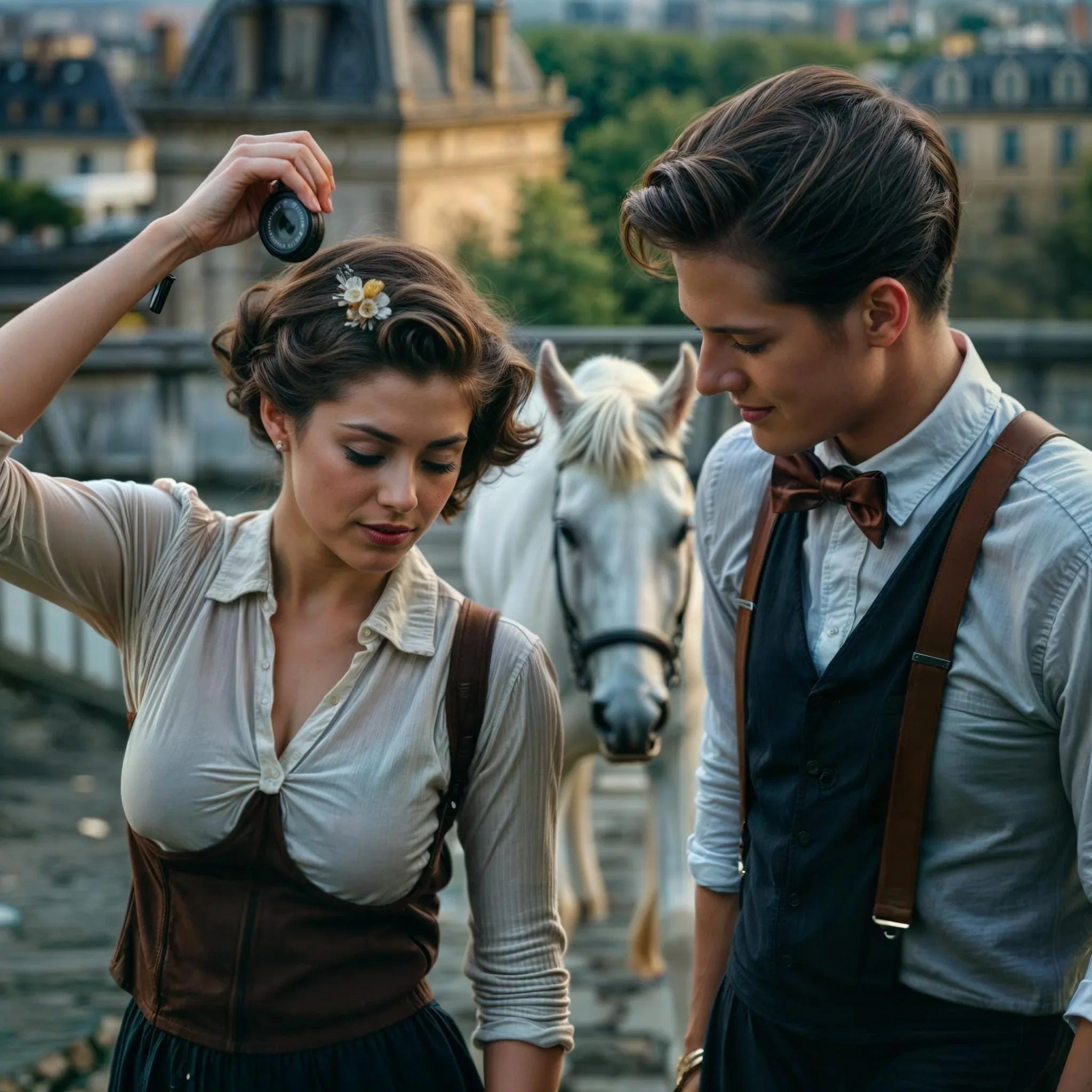 Montre de poche personnalisée Vaughn laiton – cadeau anniversaire chic - Roaring 20s Paris