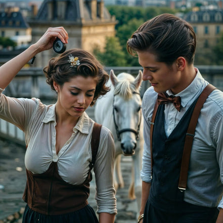 Montre de poche personnalisée Vaughn laiton – cadeau anniversaire chic - Roaring 20s Paris