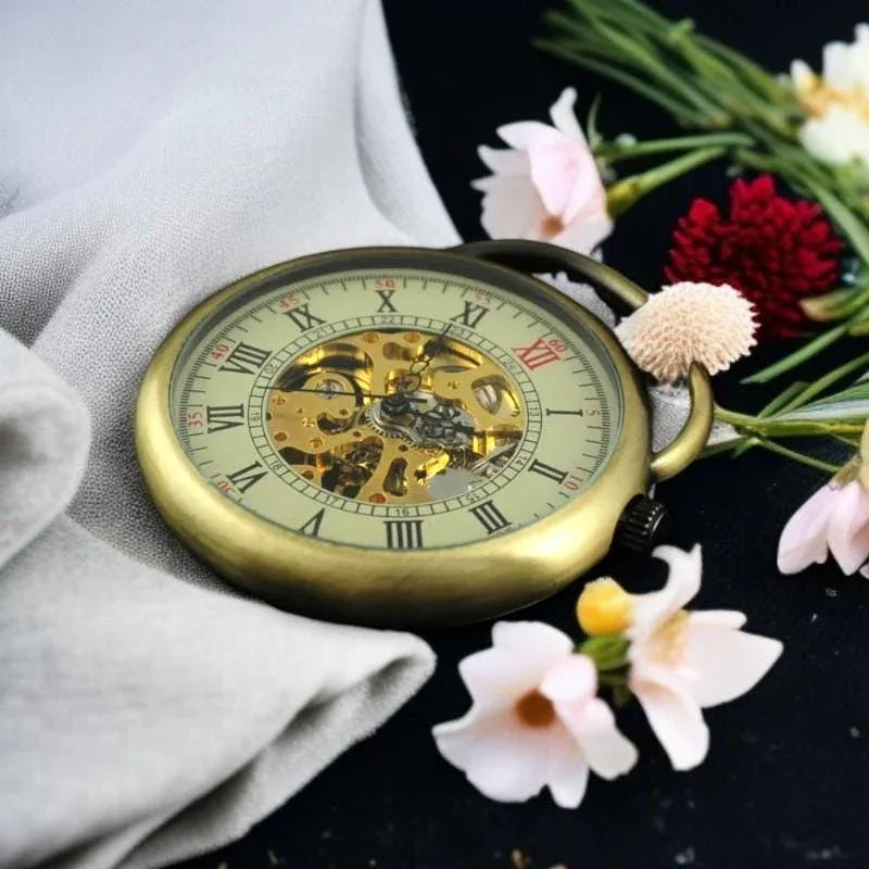 Montre de poche personnalisée laiton AZ – idée cadeau Peaky Blinders - Roaring 20s Paris