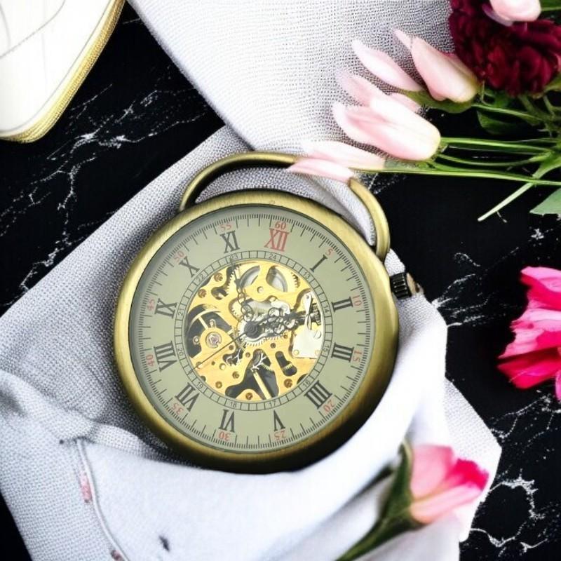 Montre de poche personnalisée laiton AZ – idée cadeau Peaky Blinders - Roaring 20s Paris