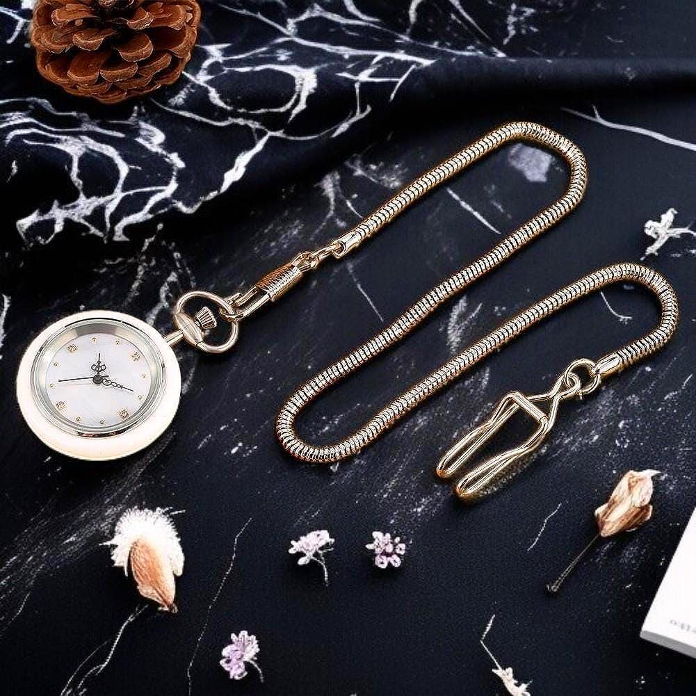 Montre gousset mécanique acier blanc Proust – idée cadeau personnalisé - Roaring 20s Paris