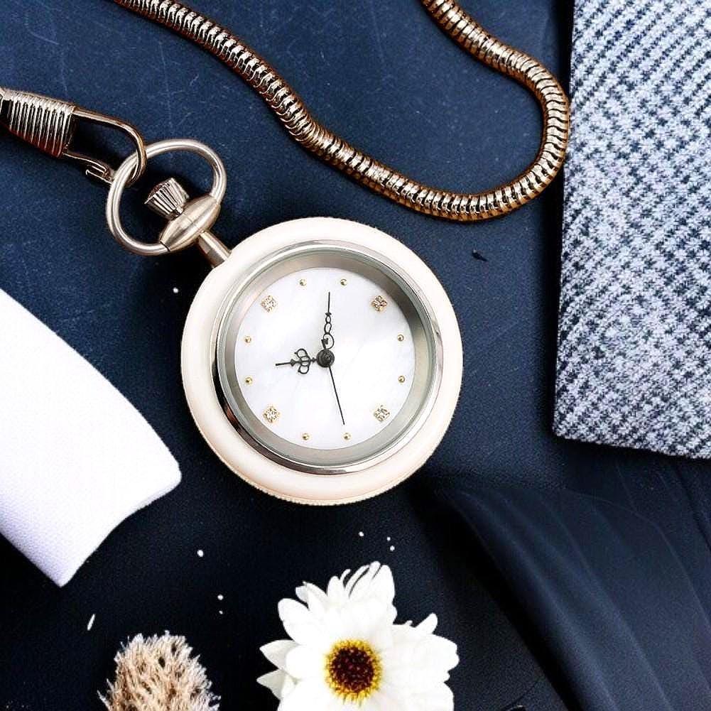 Montre gousset mécanique acier blanc Proust – idée cadeau personnalisé - Roaring 20s Paris