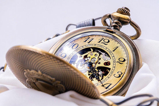 Montre de poche personnalisée laiton A – idée cadeau Peaky Blinders - Roaring 20s Paris