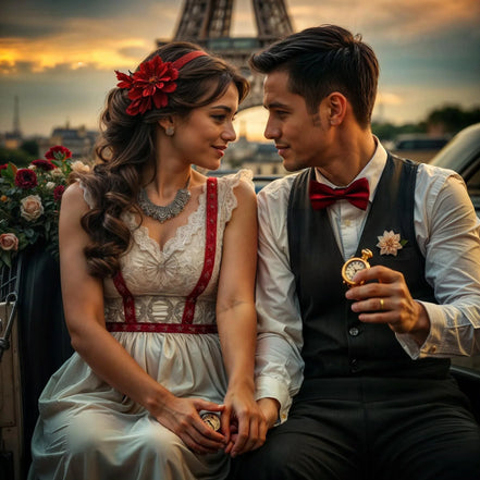 Montre personnalisée gousset Shelby en acier – idée cadeau unique - Roaring 20s Paris