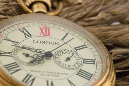 Montre personnalisée gousset Shelby en acier – idée cadeau unique - Roaring 20s Paris