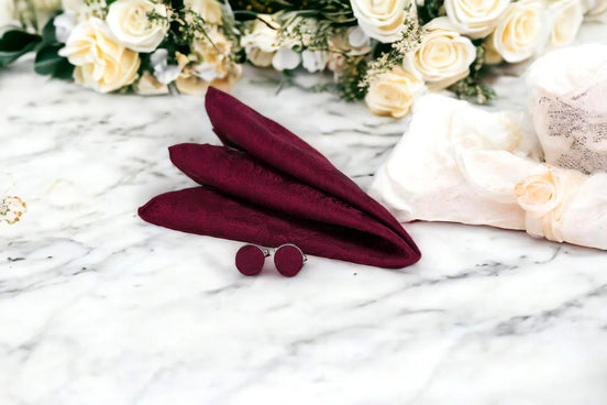 Mouchoir de poche Hart en soie – pochette costume mariage élégante - Roaring 20s Paris