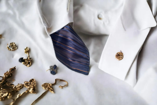 Mouchoir de poche costume Fenhli en soie – pochette costume chic - Roaring 20s Paris