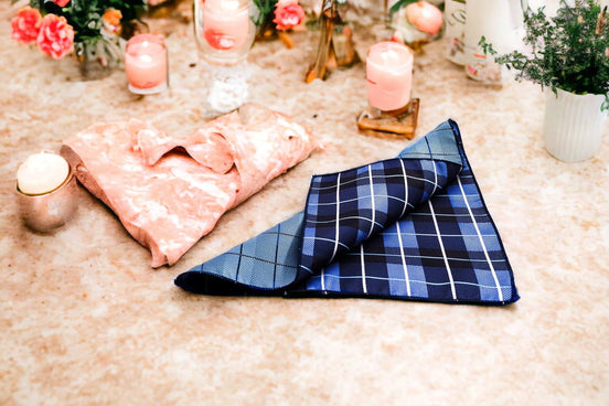 Mouchoir de poche costume T.Bucchana en soie – pochette costume chic - Roaring 20s Paris