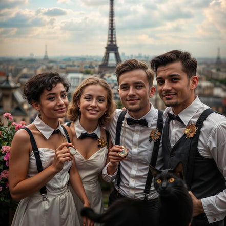 Noeud papillon de costume, tenue de mariage civil I, peaky blinders - Roaring 20s Paris