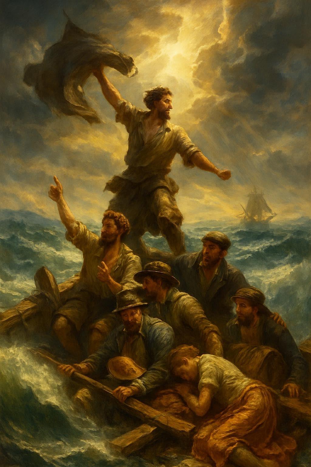 Peinture Radeau de la Méduse – affiche vintage française, déco murale - Roaring 20s Paris