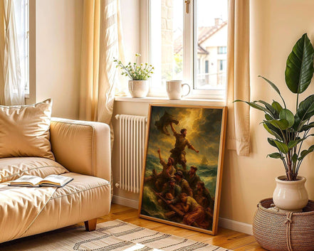 Peinture Radeau de la Méduse – affiche vintage française, déco murale k1qbj8-tb.myshopify.com affiche histoire ancienne, affiche épique histoire bateau, art maritime vintage courage, illustration naufrage héroïque, impression poster tendance, peinture bateaux marins survie, peinture française historique, peinture héroïsme marin rétro, Peinture radeau de la méduse, rétro affiche murale française, scène dramatique mer vintage, tableau homme mer désespoir, Vintage déco mur artiste