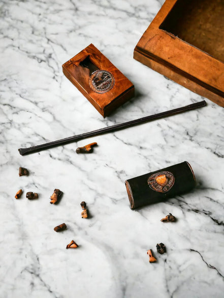 Porte cigarette personnalisé noir IB – slim de poche gravé rétro chic - Roaring 20s Paris