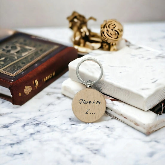 Porte-clé personnalisé James Shelby – accessoire voiture bois élégant - Roaring 20s Paris