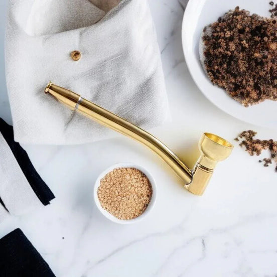 Porte pipe tabac acier or - rouler personnalisée rétro Peaky Blinders - Roaring 20s Paris