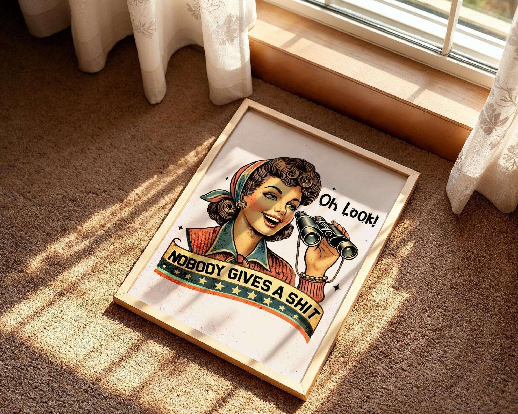 Poster pin-up humoristique – art rétro sarcastique, déco murale fun k1qbj8-tb.myshopify.com affiche femme indépendante, affiche féministe rétro cadeau, affiche féministe rétro style, Affiche sarcastique murale, Affiche vintage humoristique, art féminisme vintage idée, Art rétro décoration originale, art rétro femme mural cadeau, broadway poster 1920 idée, Cadeau décoration murale fun, Décoration décalée inspiration, Poster pin-up design original, Poster pin-up rétro tendance