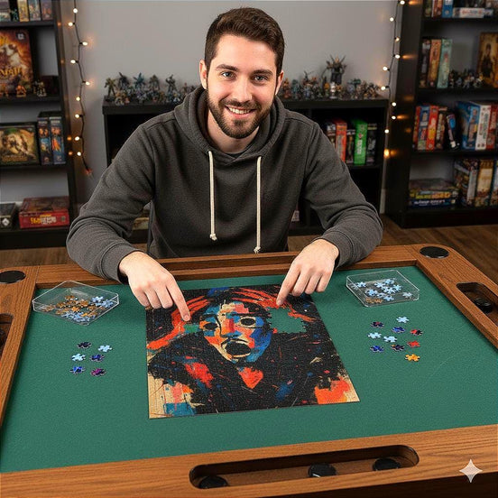 Puzzle peinture expressionniste cri art dramatique, 500 pièces, cadeau - Roaring 20s Paris