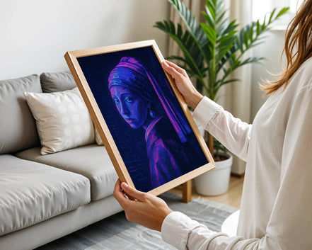 Retro futuriste affiche murale, digital poster peinture originale - Roaring 20s Paris