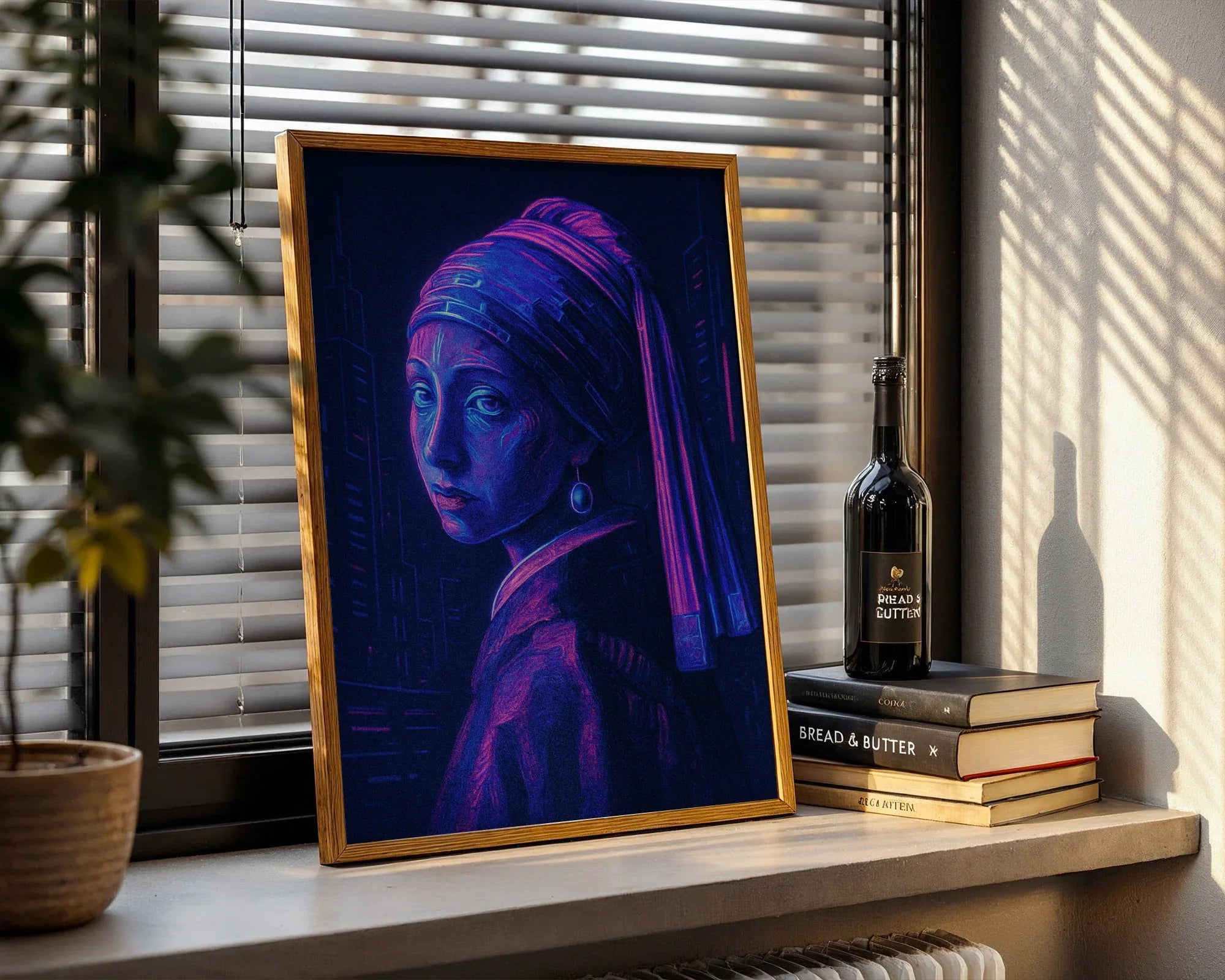 Retro futuriste affiche murale, digital poster peinture originale - Roaring 20s Paris