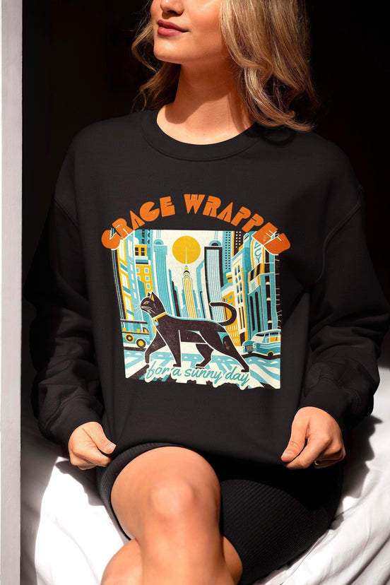 Sweatshirt femme homme, sweat col rond, pull custom personnalisé - Roaring 20s Paris