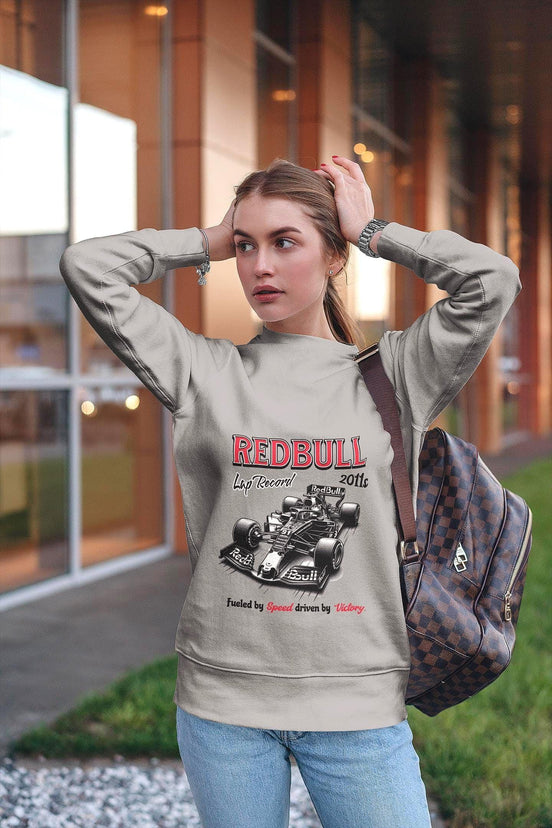 Sweatshirt redbull imprimé, sweatshirt femme homme, pull custom - Roaring 20s Paris