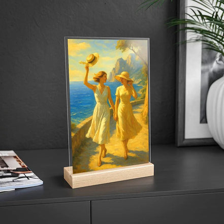 Tableau vintage romantique amitié ami, présentoir personnalisable - Roaring 20s Paris