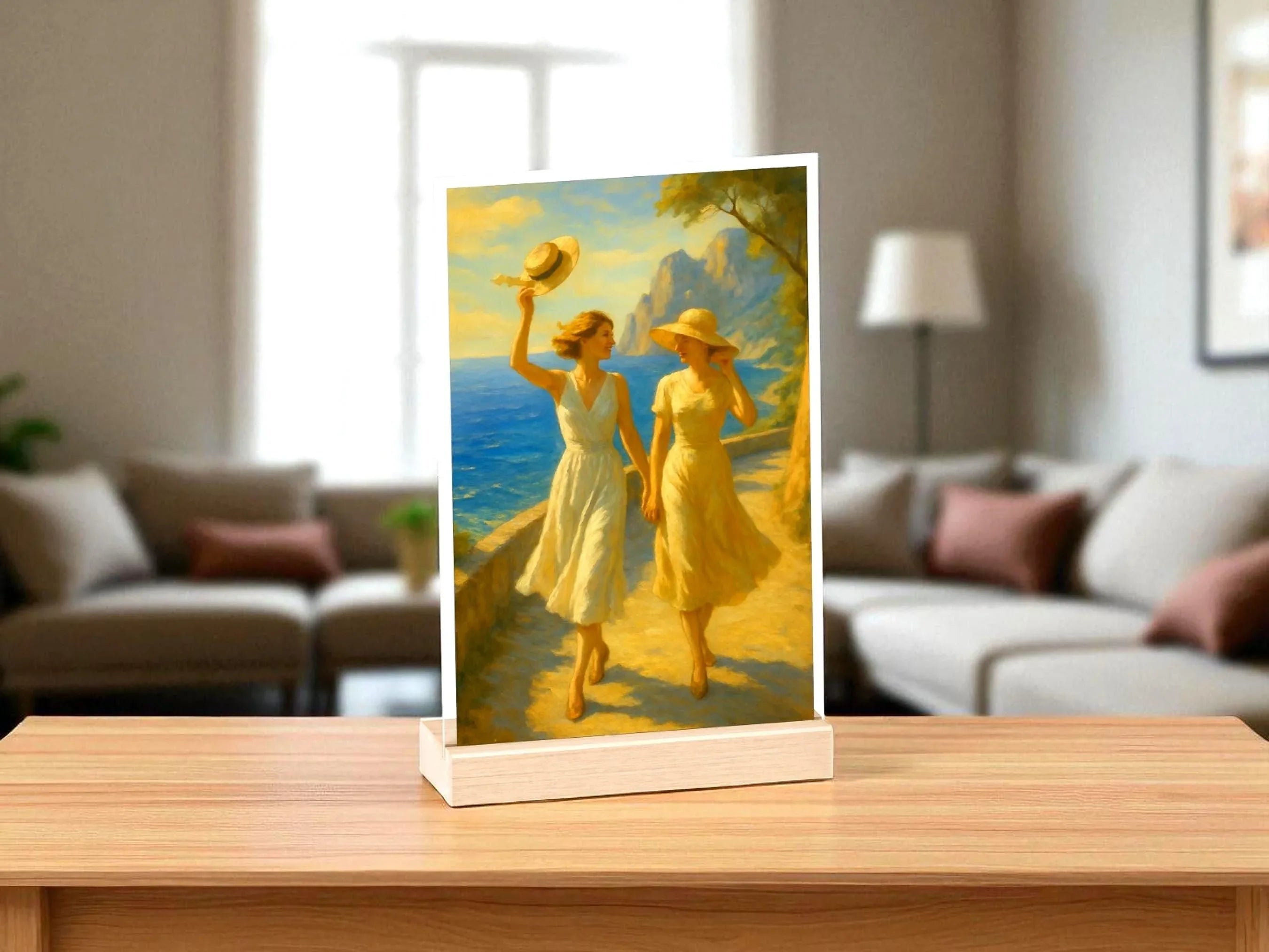 Tableau vintage romantique amitié ami, présentoir personnalisable - Roaring 20s Paris