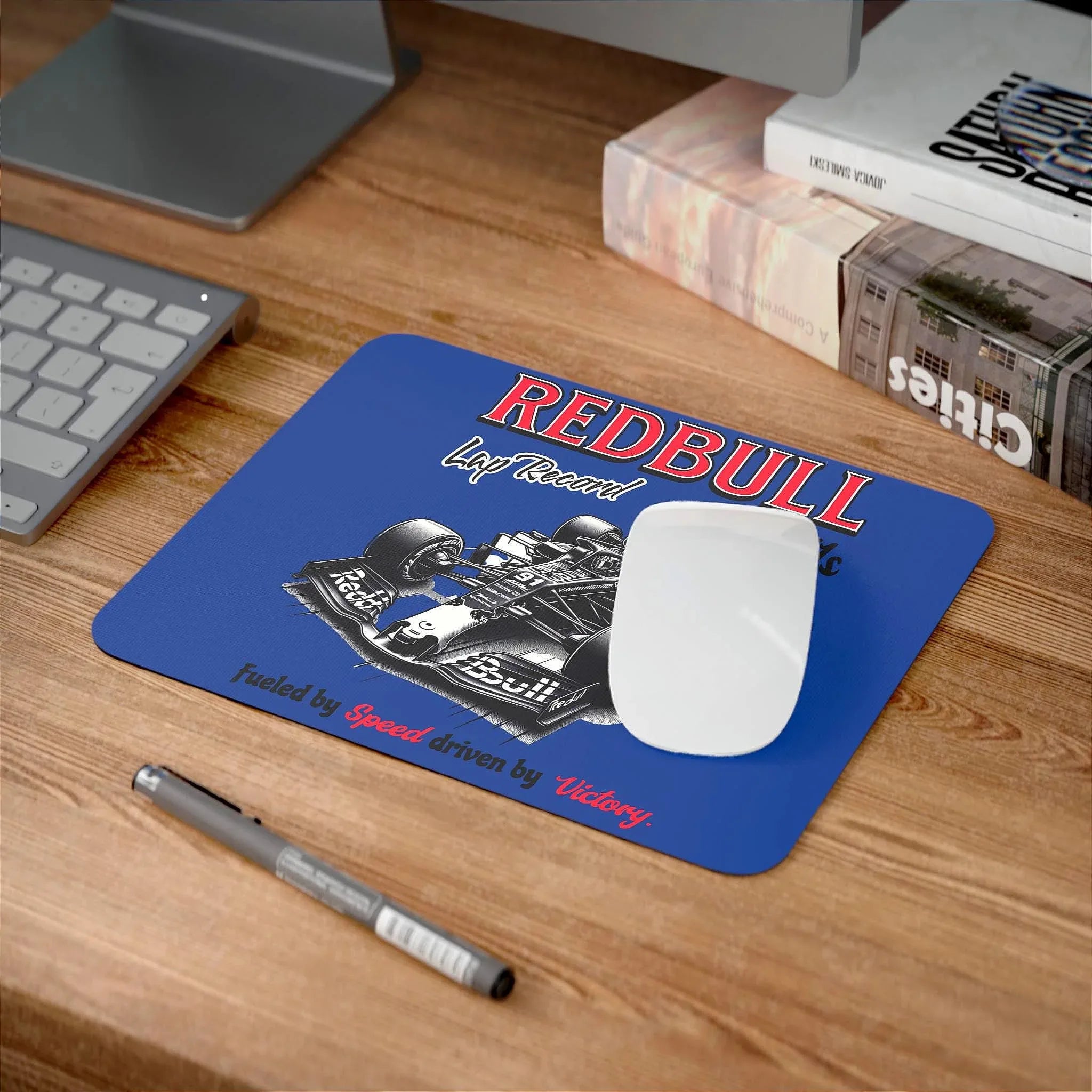 Tapis souris de bureau Redbull F1 vintage, tapis gaming imprimé cadeau - Roaring 20s Paris