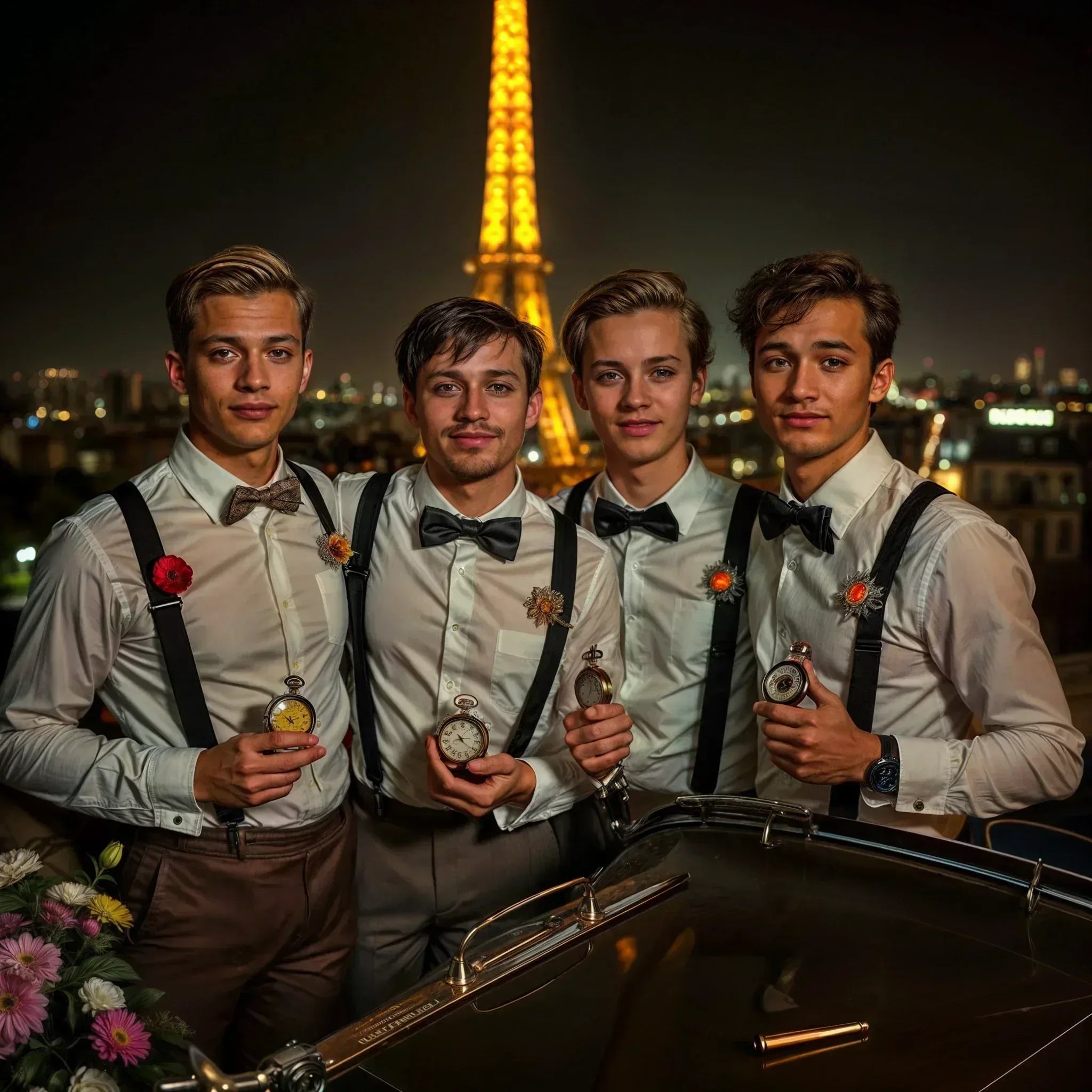 Tapis souris de bureau chat Van Gogh artistique - tapis gaming imprimé - Roaring 20s Paris