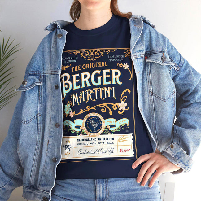 Tee shirt martini cocktail rétro vintage, t-shirt custom personnalisé - Roaring 20s Paris