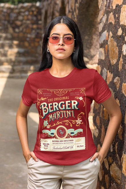 Tee shirt martini cocktail rétro vintage, t-shirt custom personnalisé - Roaring 20s Paris