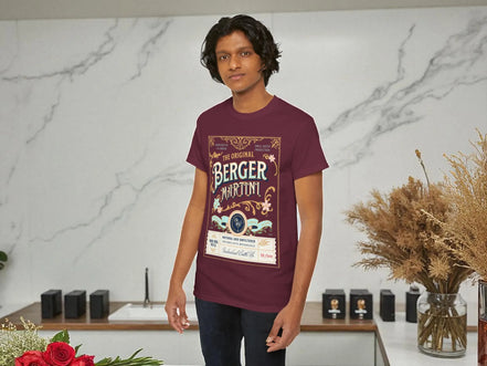 Tee shirt martini cocktail rétro vintage, t-shirt custom personnalisé - Roaring 20s Paris