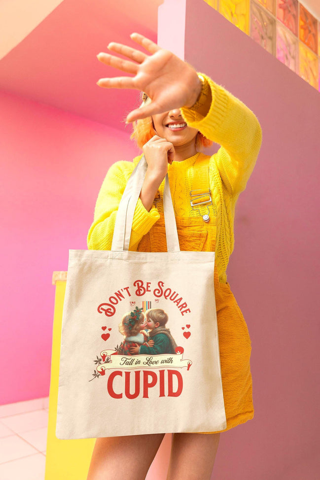 Tote bag amour enfant, vintage romantique, sac cabas en toile mode 1920 - Roaring 20s Paris