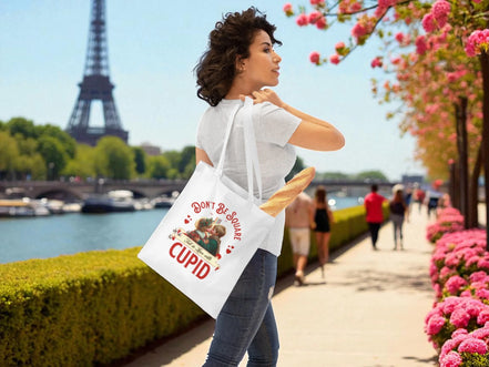 Tote bag amour enfant, vintage romantique, sac cabas en toile mode 1920 - Roaring 20s Paris