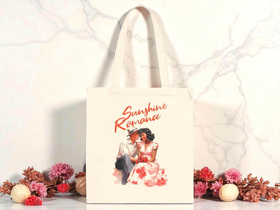 Tote bag romance couple, sac de courses ancien broadway theatre - Roaring 20s Paris