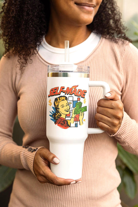 Tumbler isotherme personnalisée - gobelet léger secouable féministe - Roaring 20s Paris