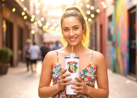 Tumbler isotherme personnalisée - gobelet léger secouable féministe - Roaring 20s Paris