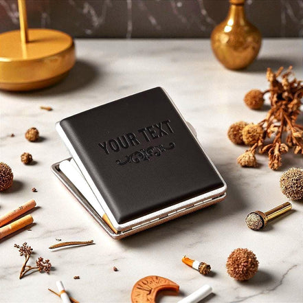 Étui cigarette cuir personnalisé – Thomy Shelby poche, cadeau mariage - Roaring 20s Paris