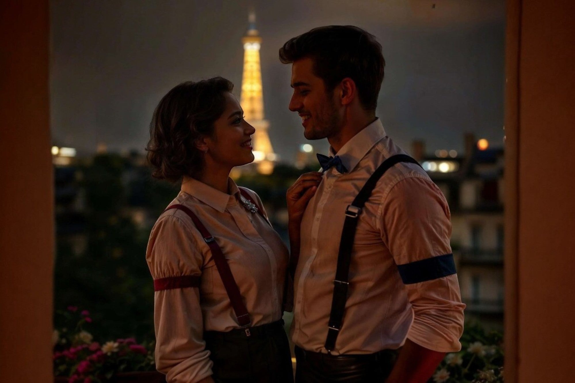 Élastique de manche noir Thomas Shelby – accessoire mariage ou soirée - Roaring 20s Paris