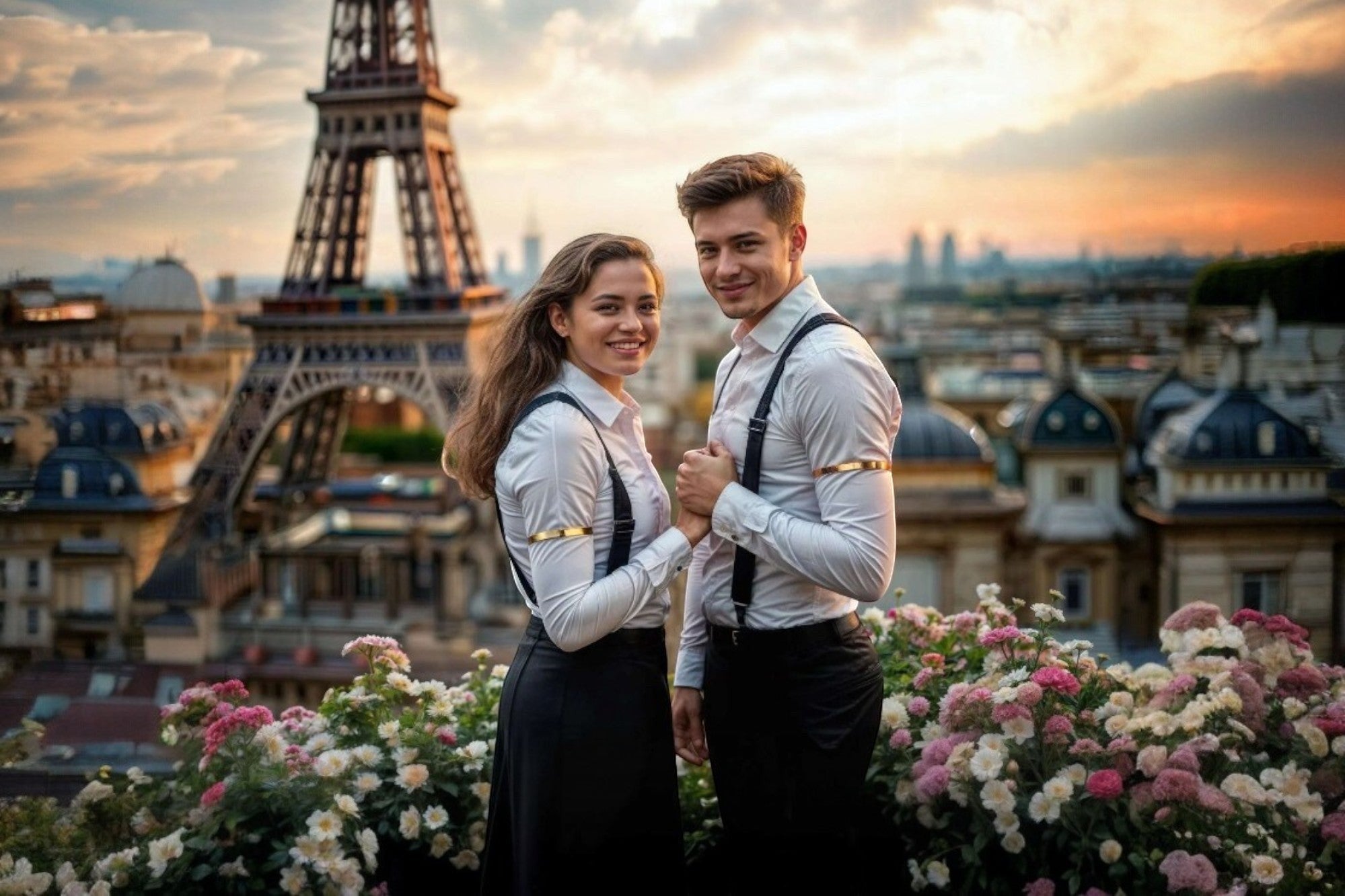 Élastique manche chemise Arthur Shelby – jarretière réglable élégante - Roaring 20s Paris