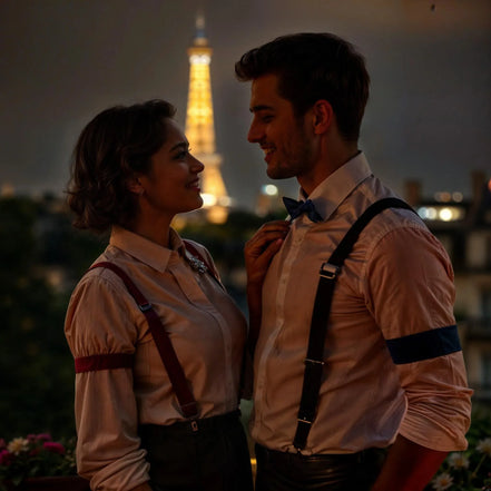 Élastique manche chemise Finn Shelby – jarretière réglable élégante - Roaring 20s Paris